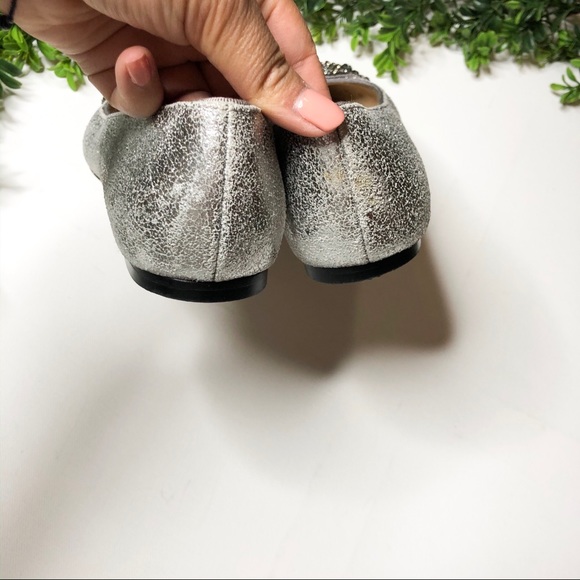 TORY BURCH Vanessa Embellished Crystal Bow Flat - Picture 5 of 6